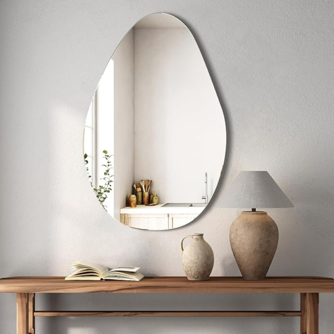 Irregular shape mirror