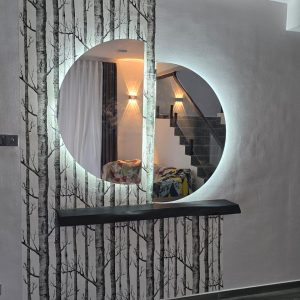 Luxury Half Circle Mirror